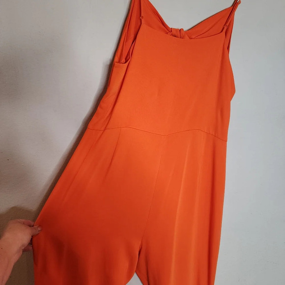 NWT Lita By Ciara Orange Cutout Flare Jumpsuit Viscose women's size XXL - Picture 12 of 14